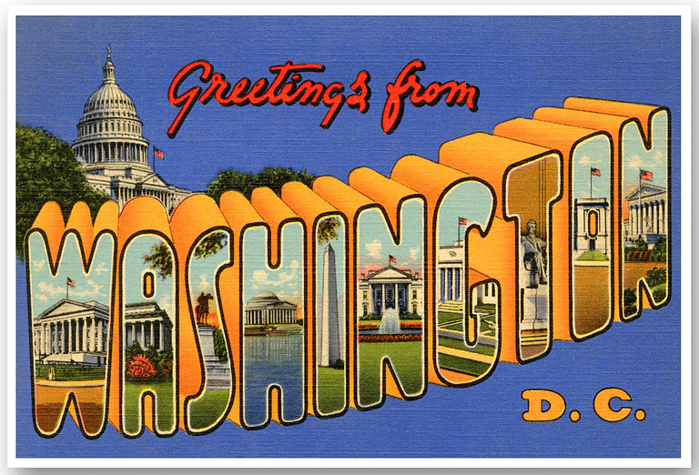 Washington, D.C. Vintage Postcard